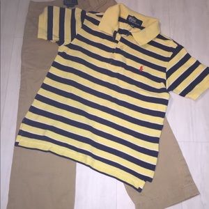 Boys 4T Ralph Lauren khaki pants/polo shirt bundle
